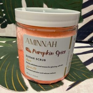 Aminnah Pumpkin Spice Sugar Scrub NWT